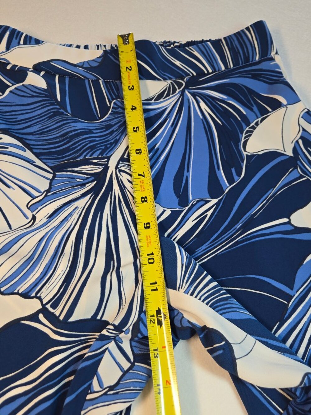 Ann Taylor Blue floral Trousers  XSP - Picture 5 of 8